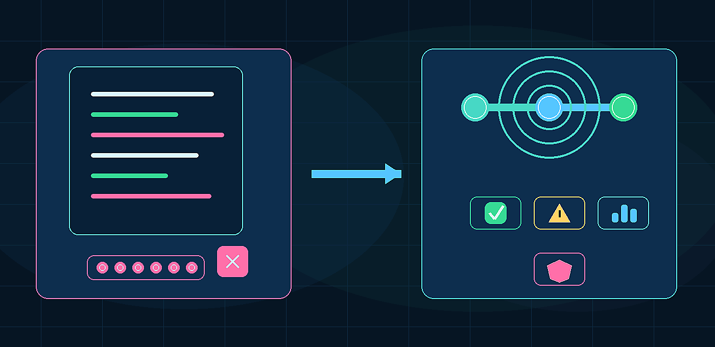Example of changing a brittle AI coding agent assertion into evaluation criteria