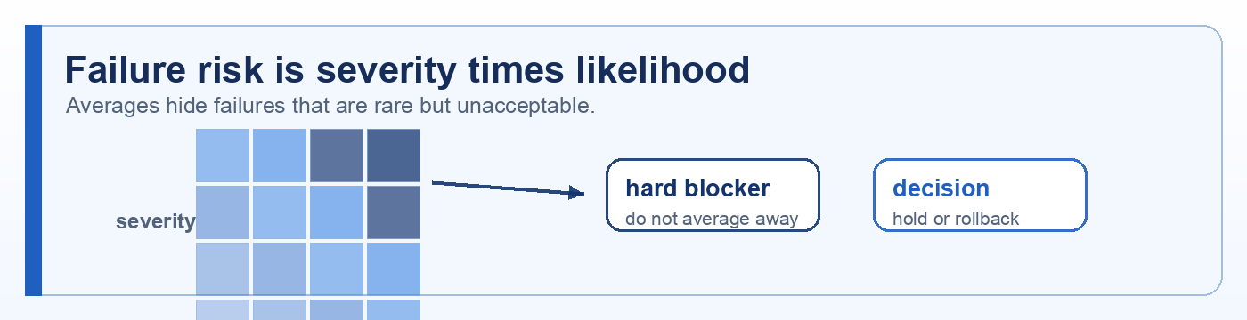 Failure risk matrix