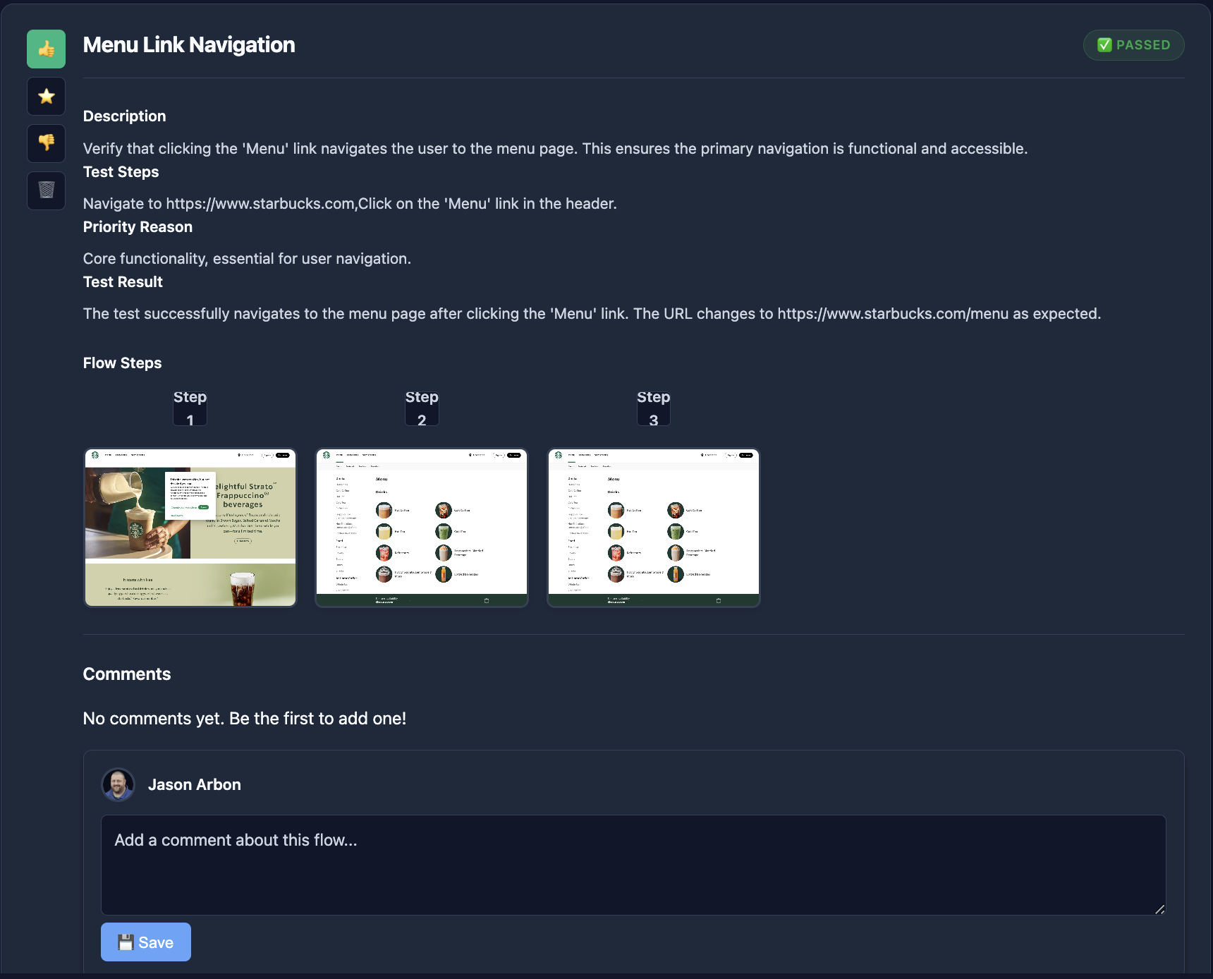 Flow Review Process workflow